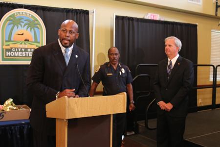 Mayor Porter Welcome Chauncey Brown as Police Chaplain