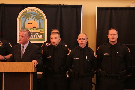 Councilman Burgess Swears in Reserve Officers