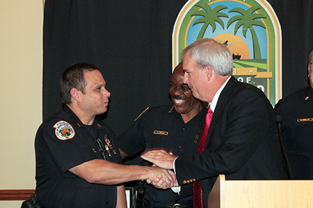 Mayor Porter and Captain DeJohn