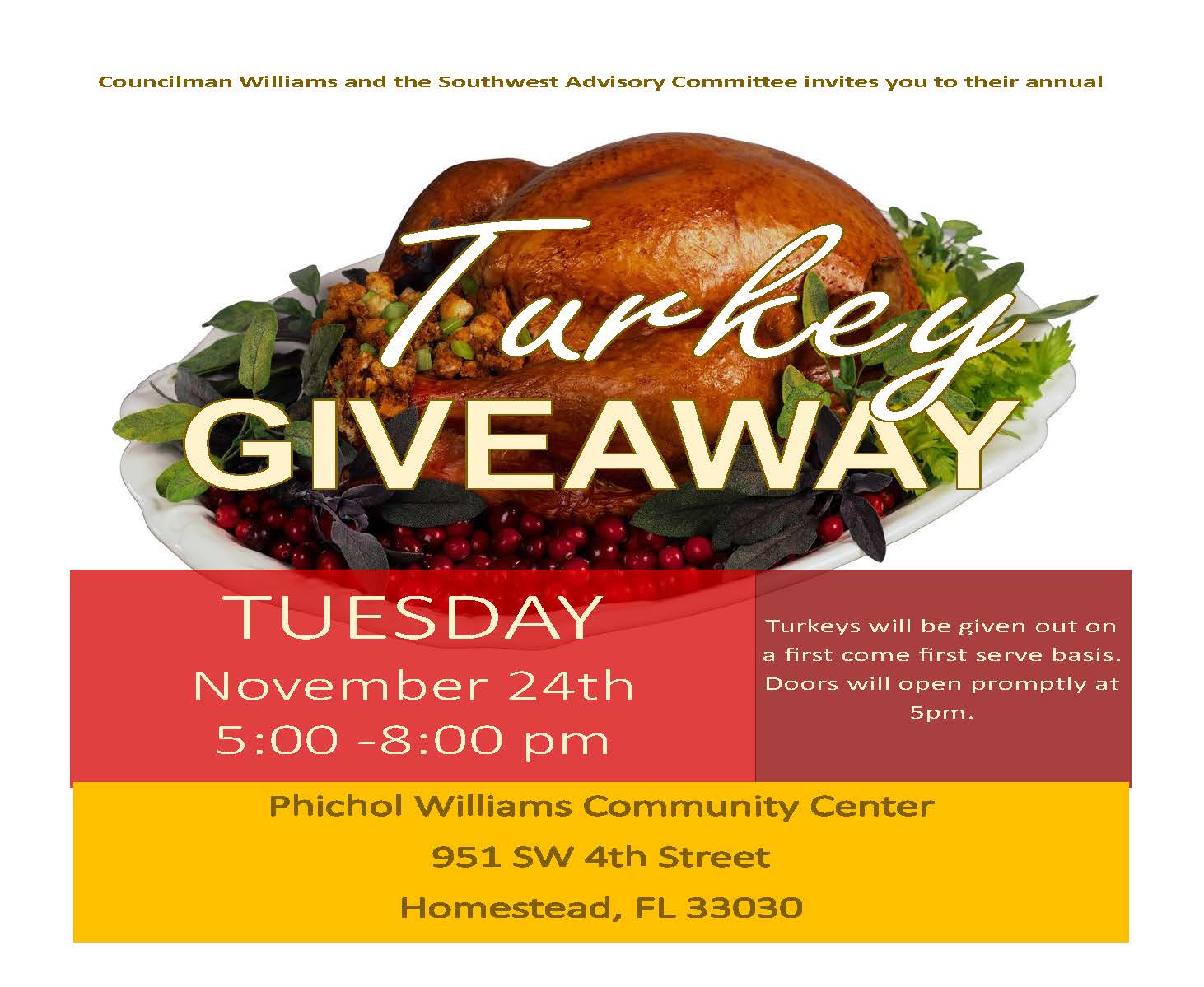 Turkey Giveaway