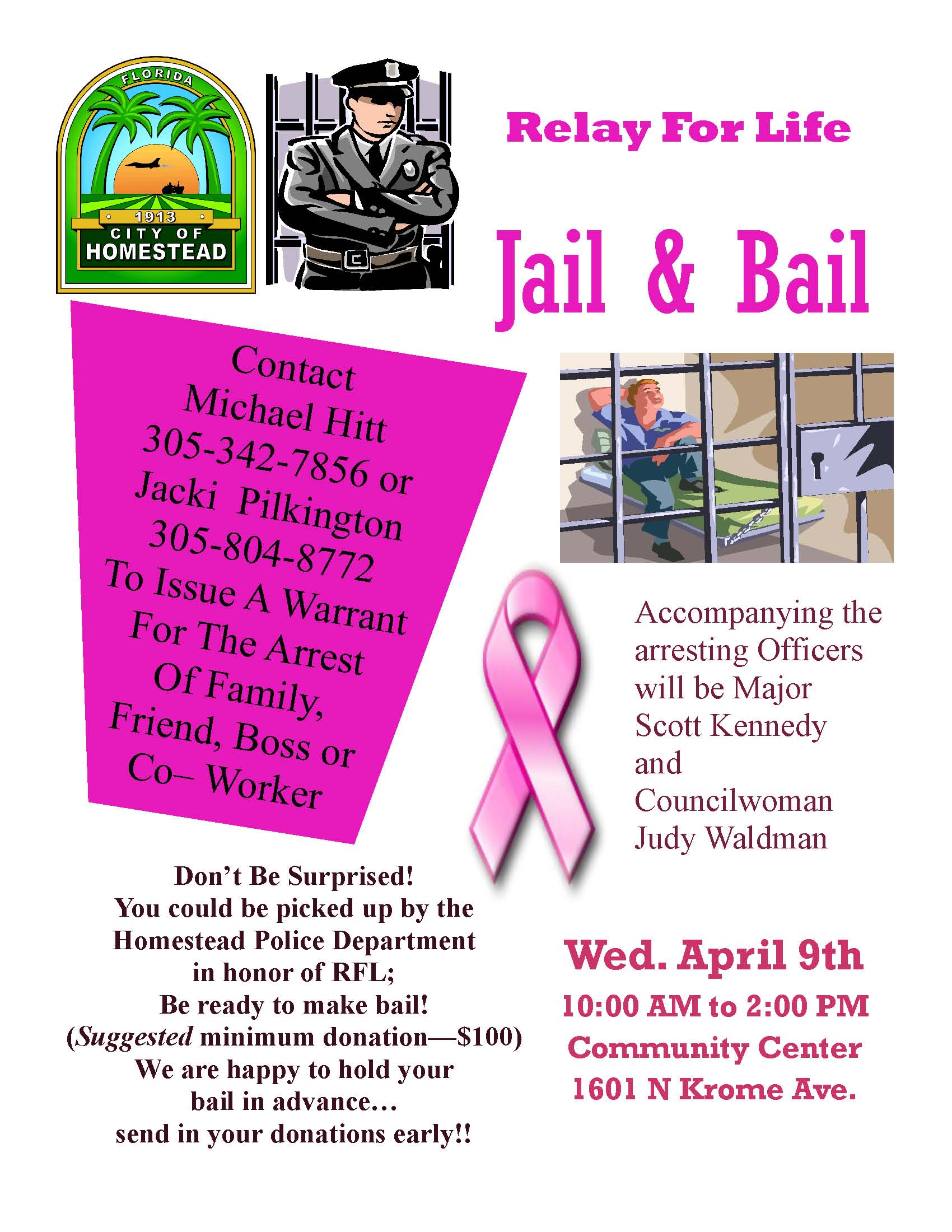 waldman jail and bail event 2014