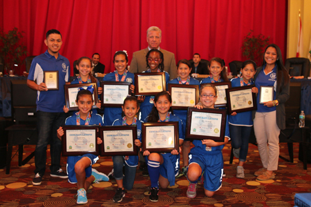 Homestead AYSO Soccer Team Honored