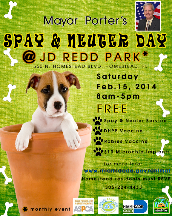 mayor porter spay neuter event