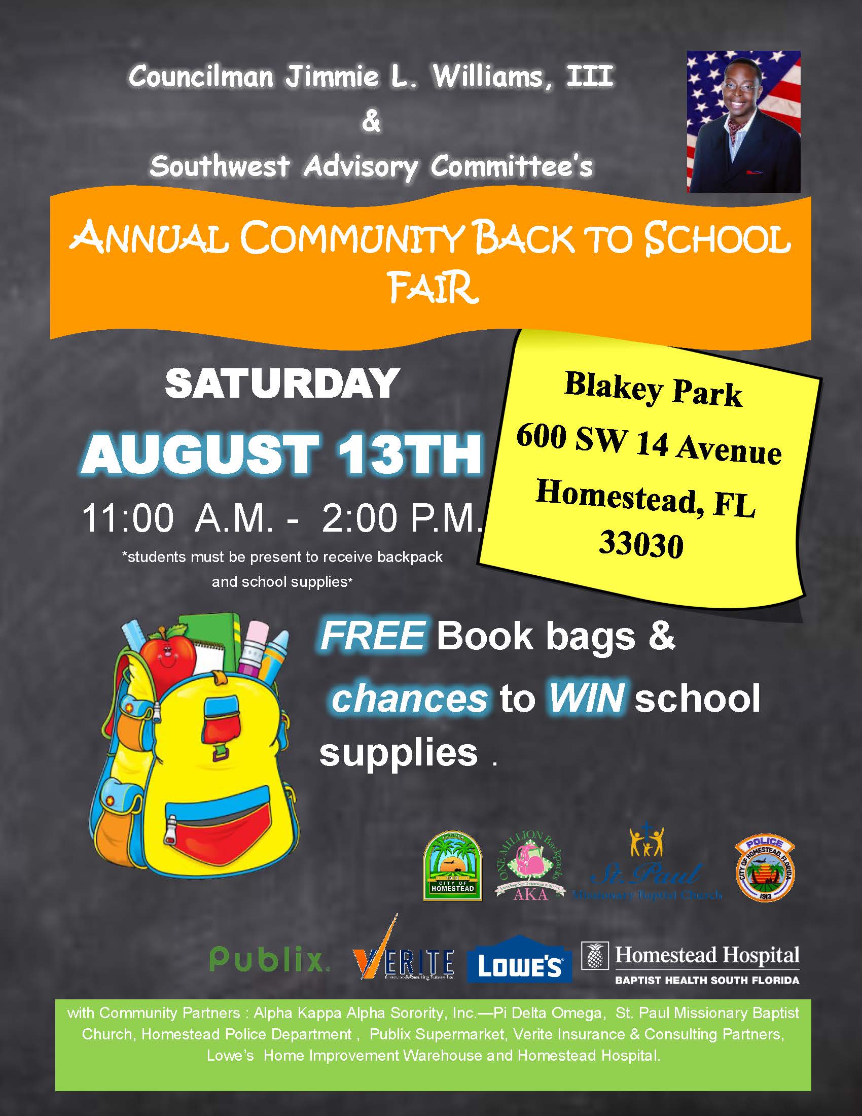 2016 Backpack Giveaway